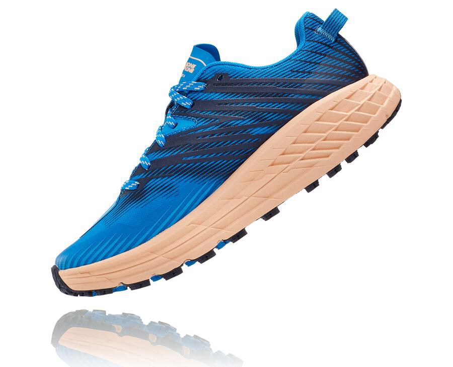 Hoka One One Trailsko Dame - Speedgoat 4 - Blå - 921703BFK